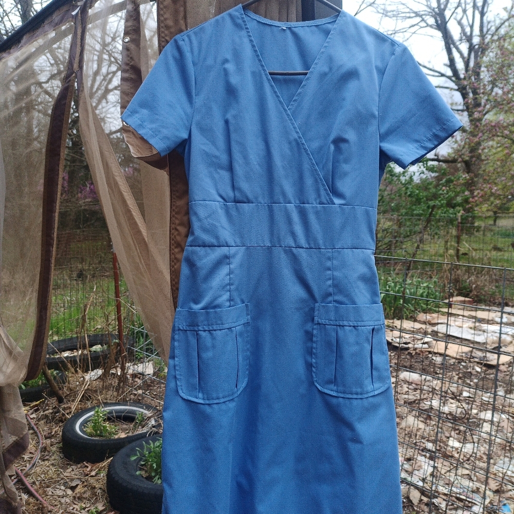 Blue nurse uniform